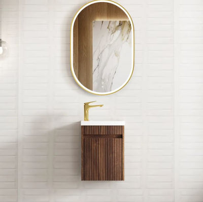 Otti Mini Ensuite 400 Vanity Sable Walnut