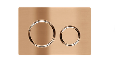 Meir Sigma 21 Dual Flush Plates for Geberit Lustre Bronze