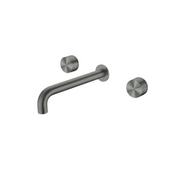 Nero Kara Wall Basin Set - Gunmetal