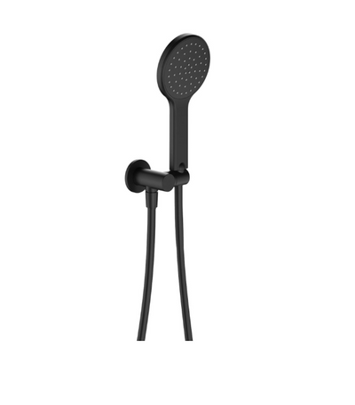 Fienza Kaya Hand Shower, Round Plate, Matte Black
