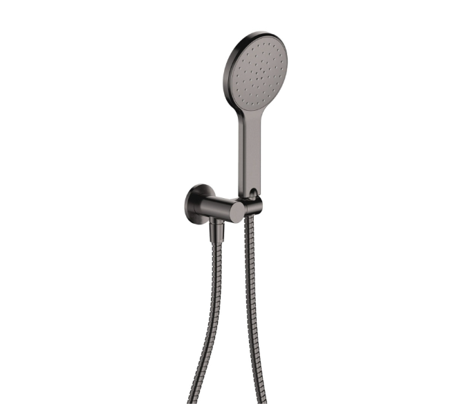 Fienza Kaya Hand Shower, Round Plate, Gun Metal