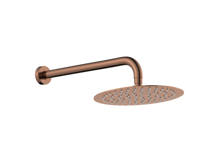 Fienza Kaya Shower Arm Set, Brushed Copper