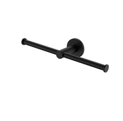 Fienza Kaya Double Toilet Roll Holder, Matte Black