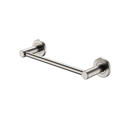 Kaya Single Towel Rail, 300mm, Brushed Nickel