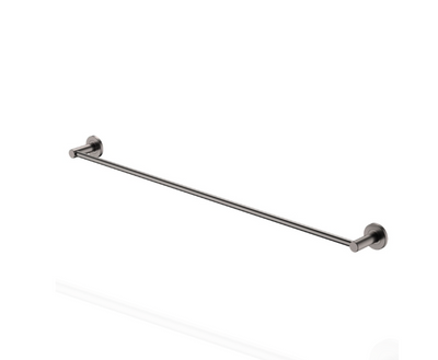 Fienza Kaya Single Towel Rail, 900mm, Gun Metal
