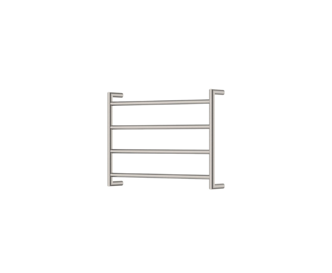 Fienza Kaya Heated Towel Rail, 600 x 450mm, Brushed Nickel