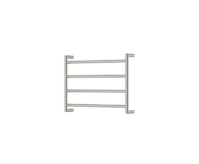 Fienza Kaya Heated Towel Rail, 600 x 450mm, Brushed Nickel