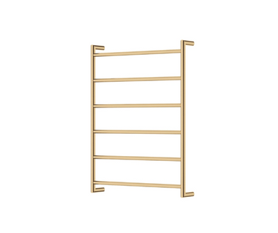 Fienza Kaya Heated Towel Rail, 600 x 800mm, Urban Brass