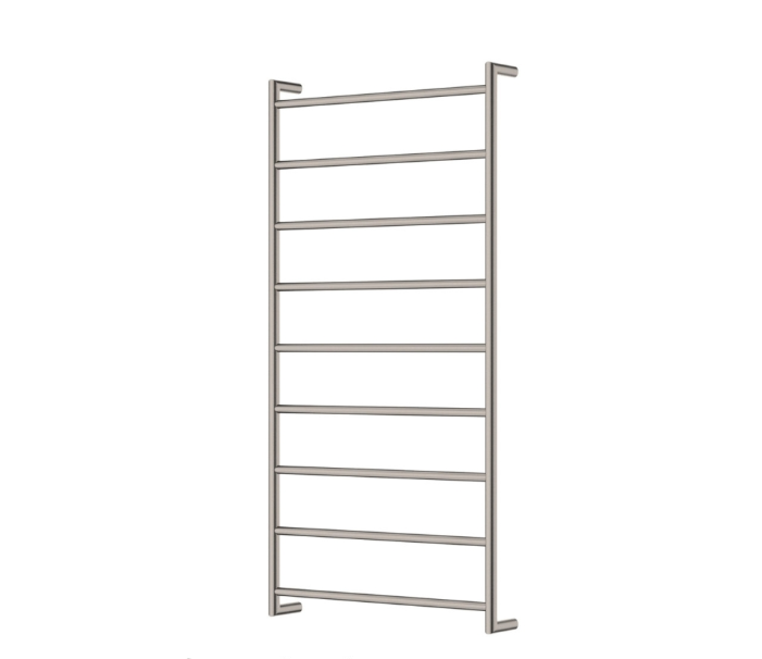 Fienza Kaya Heated Towel Rail, 600 x 1200mm, Brushed Nickel