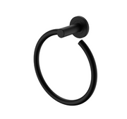 Fienza Kaya Hand Towel Ring, Matte Black