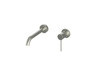 Greens Tesora Wall Basin/Bath Mixer - PVD Brushed Nickel