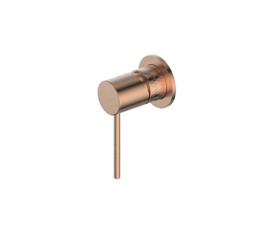 Greens Tesora Shower Mixer - TRIM SET ONLY - PVD Brushed Copper