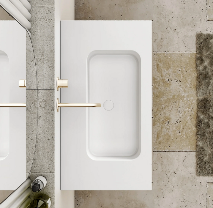 Cassa Design Capture Ensuite Wall Hung Natural Oak Vanity