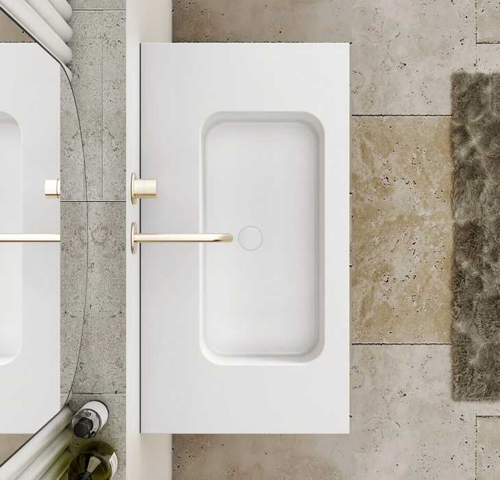 Cassa Design Capture Ensuite Wall Hung Natural Oak Vanity