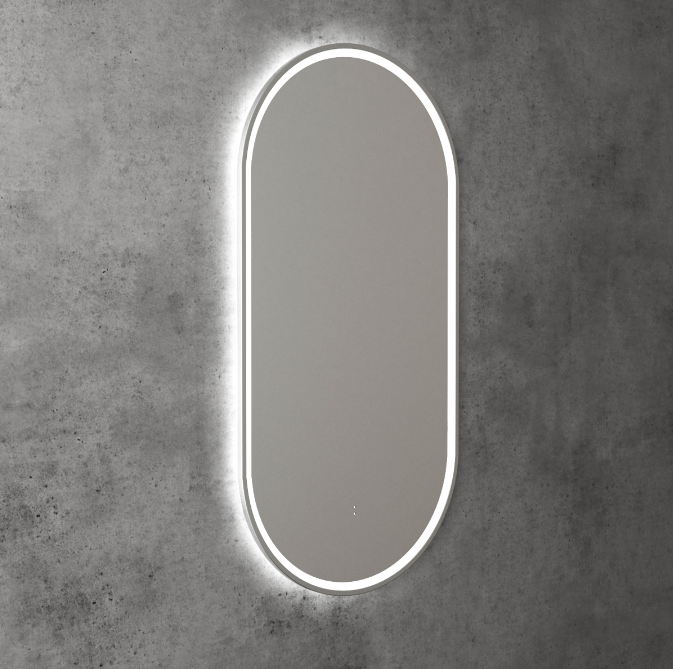 Aulic Beau Monde Oblong Pill Led Mirror