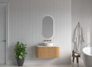 900mm Portofino Oak Flute Vanity Unit