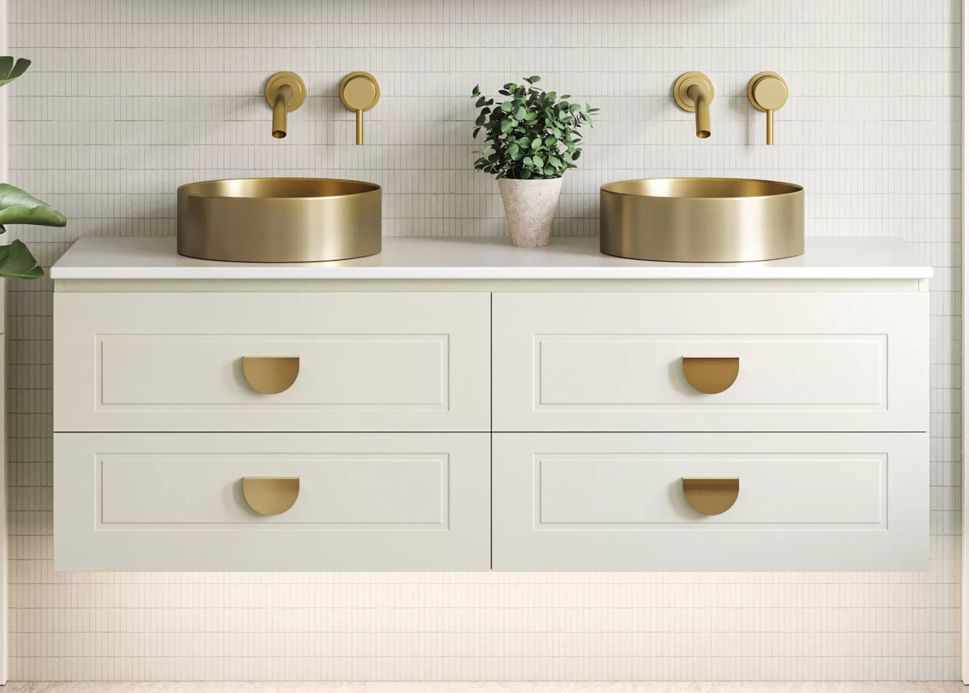 Nevada Plus Classic Vanity Unit Wall Hung