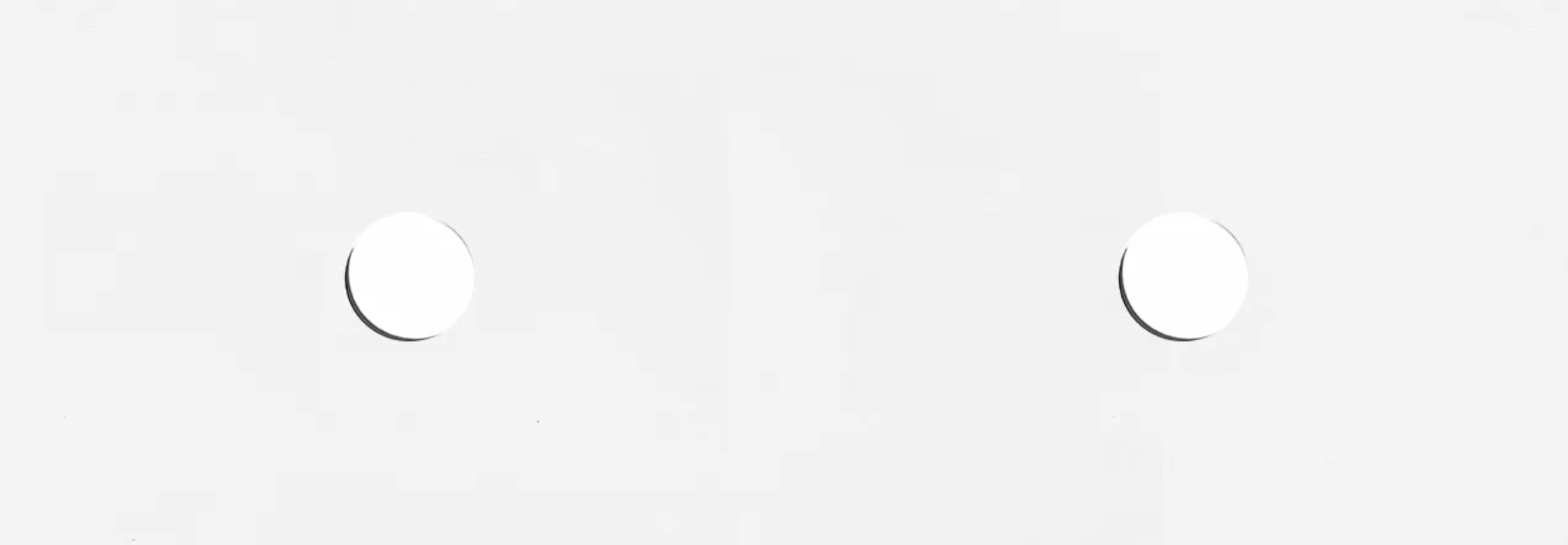 Otti Laguna Mark II Matte White Wall Hung Vanity