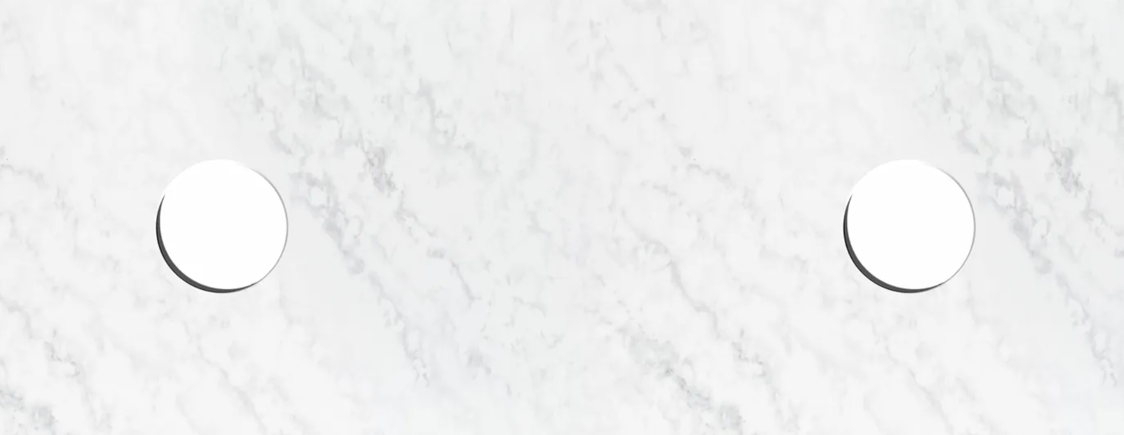 Otti Laguna Mark II Matte White Wall Hung Vanity