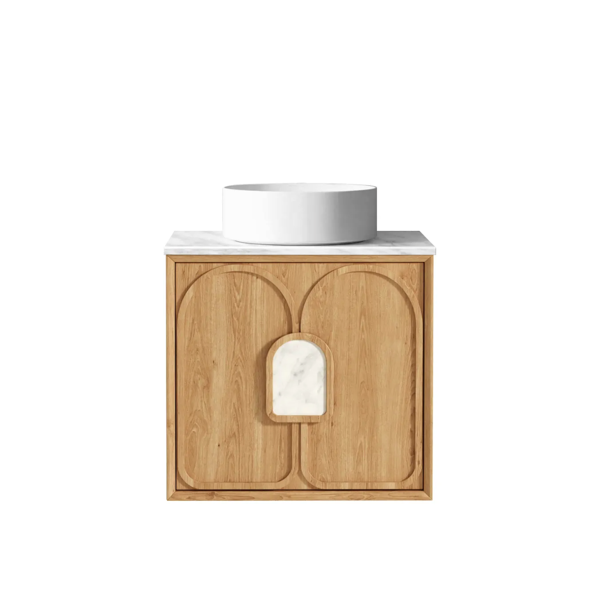 Otti Laguna Mark II Natural American Oak Wall Hung Vanity