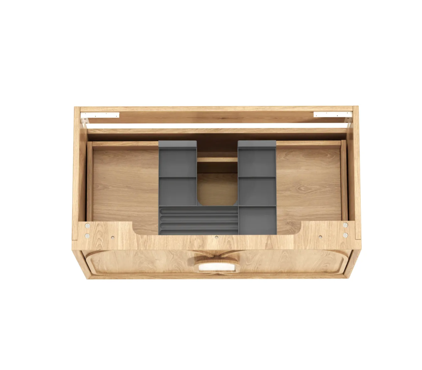 Otti Laguna Mark II Natural American Oak Wall Hung Vanity