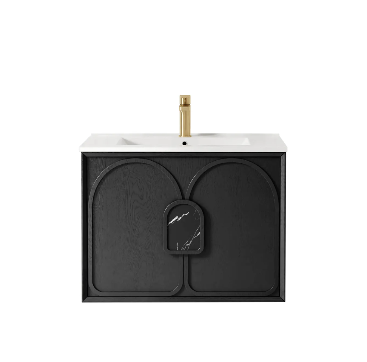 Otti Laguna Mark II Black Oak Wall Hung Vanity