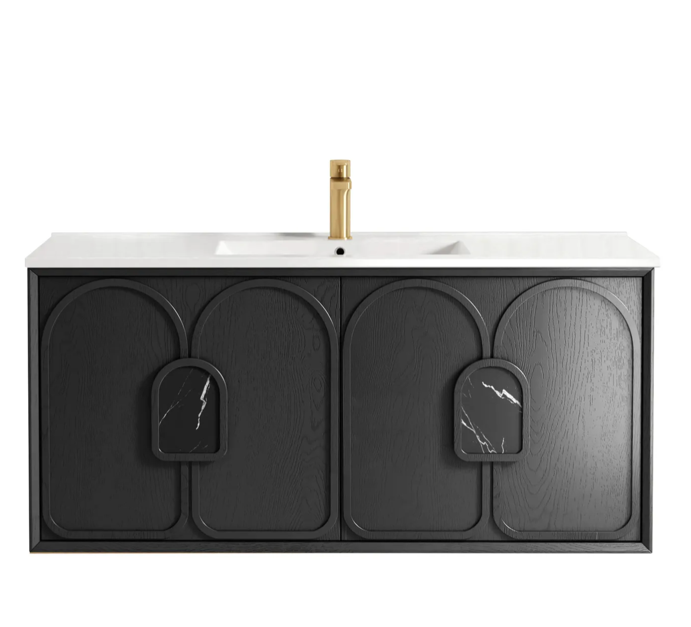 Otti Laguna Mark II Black Oak Wall Hung Vanity