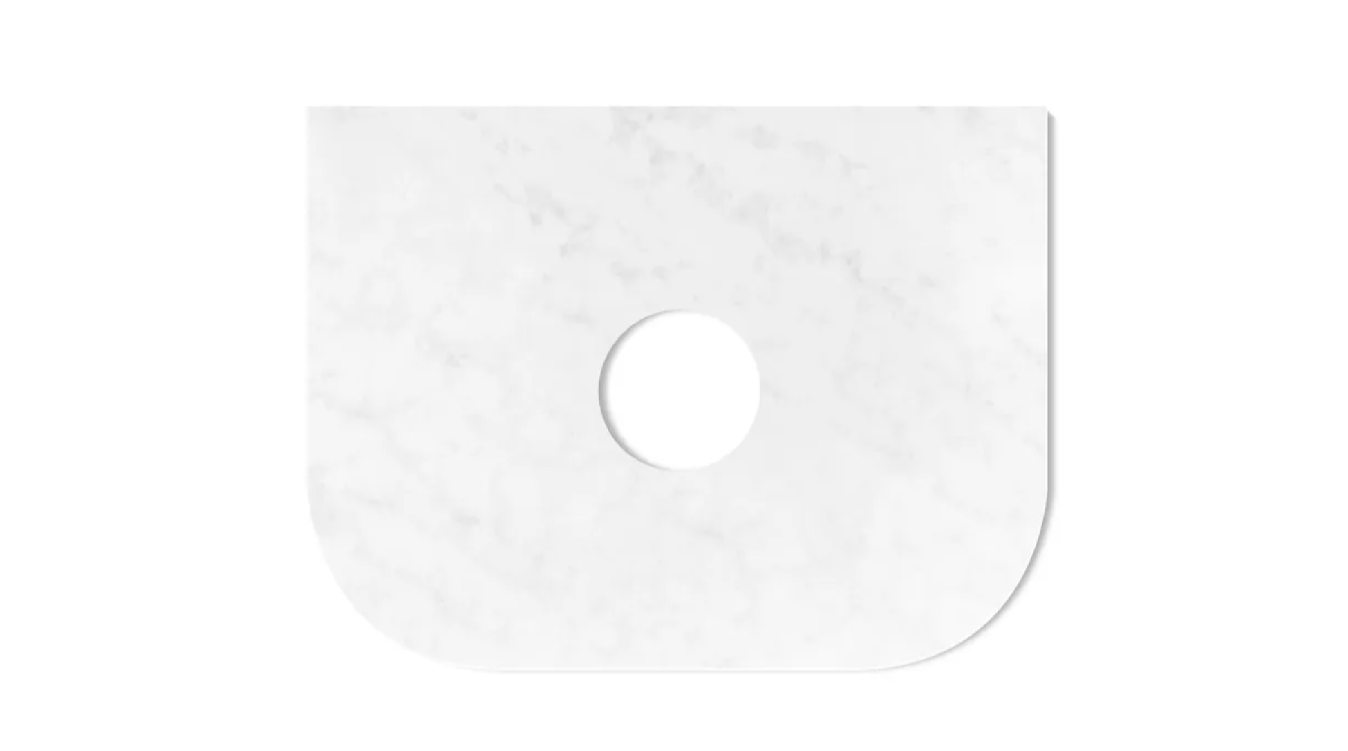 Otti Bondi White Fluted Wall Hung Vanity