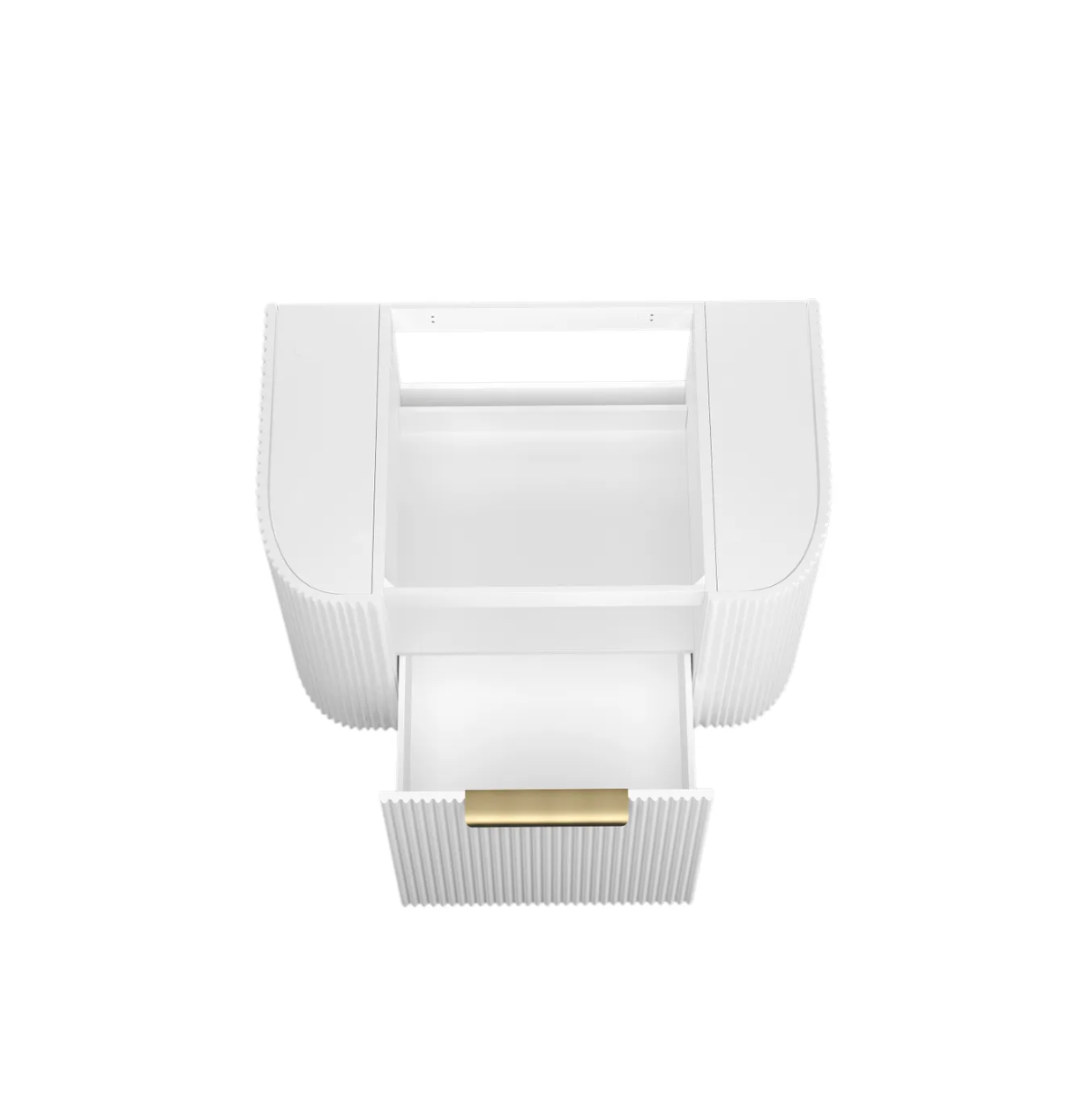 Otti Bondi White Fluted Wall Hung Vanity