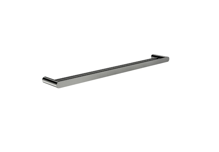Meir Curvae Double Towel Rail 800mm Gunmetal