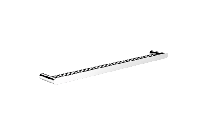 Meir Curvae Double Towel Rail 800mm Chrome