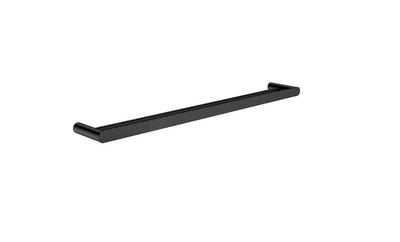 Meir Curvae Double Towel Rail 800mm Matte Black