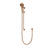 Meir Round Three Function Hand Shower on Rail Column Lustre Bronze