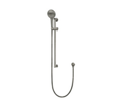 Meir Round Three Function Hand Shower on Rail Column Gun Metal