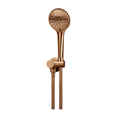 Meir Round Hand Shower on Swivel Bracket Lustre Bronze
