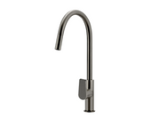 Meir Round Paddle Piccola Pull Out Kitchen Mixer - Gunmetal