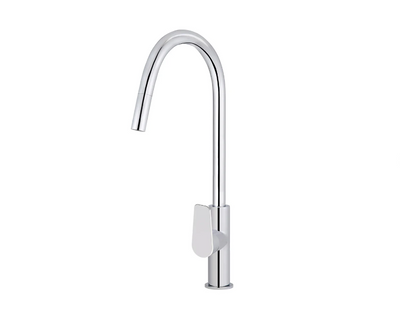 Meir Round Paddle Piccola Pull Out Kitchen Mixer Tap - Chrome