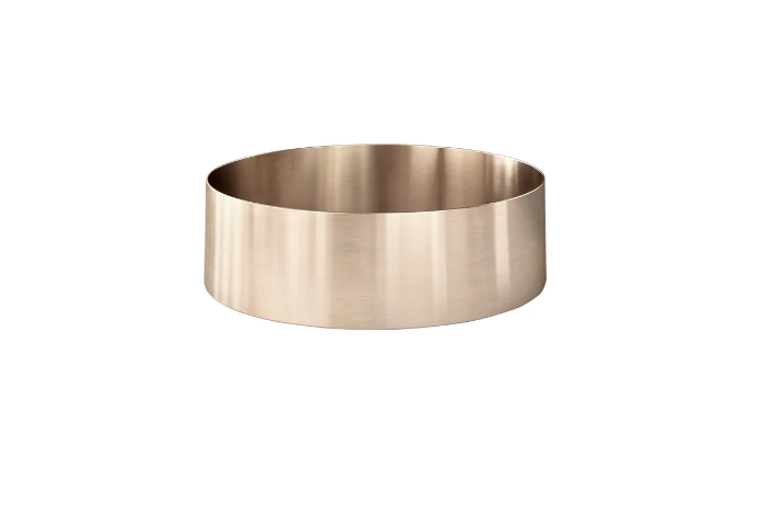 Meir Round Stainless Steel Bathroom Basin - Champagne