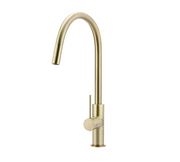 Meir Round Piccola Pull Out Kitchen Mixer Tap - Tiger Bronze