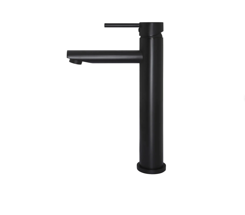 Meir Round Tall Basin Mixer Matte Black