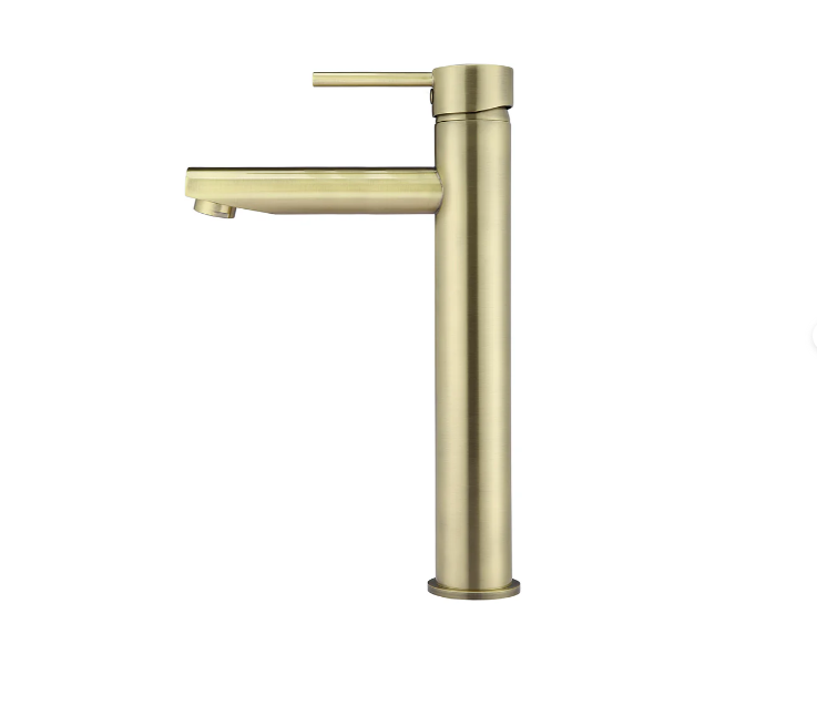 Meir Round Tall Basin Mixer Tiger bronze