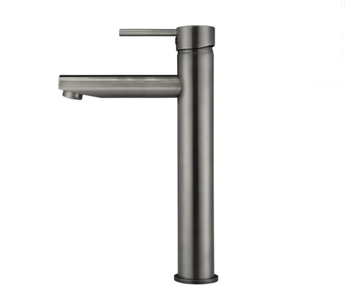 Meir Round Tall Basin Mixer Gunmetal