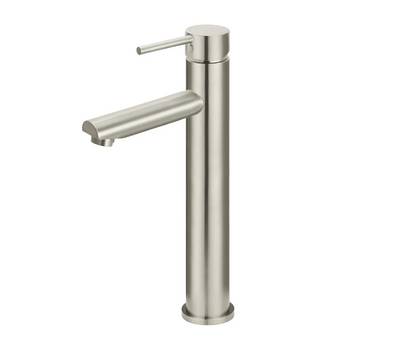 Meir Round Tall Basin Mixer Brushed Nickel