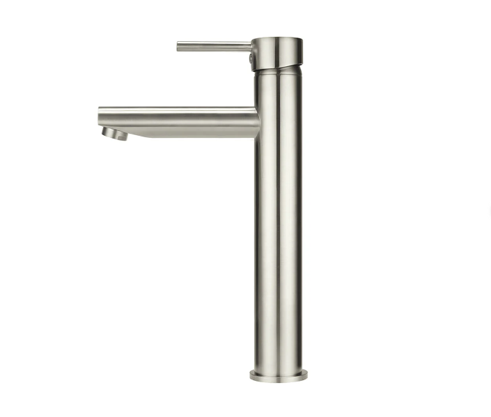 Meir Round Tall Basin Mixer Brushed Nickel