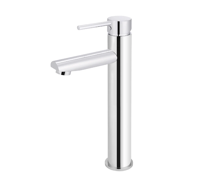 Meir Round Tall Basin Mixer Chrome