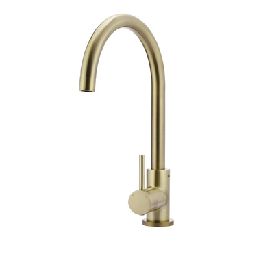 Meir Round Kitchen Mixer Tap - Tiger Bronze