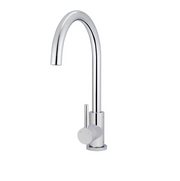 Meir Round Kitchen Mixer Tap - Polished Chrome