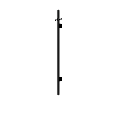 Meir Heated Vertical Towel Rail - Matte Black