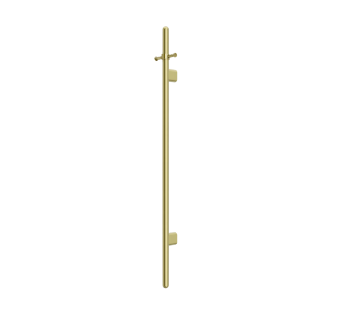 Meir Heated Vertical Towel Rail - Tiger Bronze