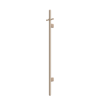 Meir Heated Vertical Towel Rail - Champagne